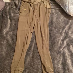 Michael Kors medium green pants only worn once!